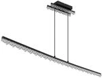 GLOBO Deckenventilator schwarz Aluminium Metall B/H/L: ca. 9x122x14 cm