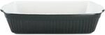 CreaTable Auflaufform Classic BLACK &amp; WHITE schwarz Steinzeug B/H/L: ca.