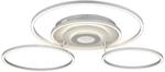 GLOBO LED-Deckenleuchte silber Aluminium Metall B/H/L: ca. 80,8x13,5x99,2 cm 1