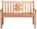 deVries Gartenbank Woodie natur Teakholz B/H/T: ca. 120x89x60 cm