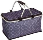 Kesper Einkaufskorb blau Polyester B/H/L: ca. 29x50x255 cm