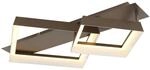 GLOBO Deckenleuchte kaffee Metall Kunststoff B/H/L: ca. 49,5x12x68,5 cm 1