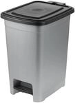 keeeper Treteimer olaf silber B/H/L: ca. 36,5x44x27 cm