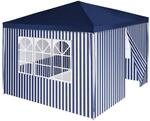 VCM Pavillon royalblau Polyester-Mischgewebe B/H/L: ca. 300x187x300 cm