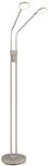 GLOBO Stehlampe sand Metall B/H/T: ca. 25x173x55 cm 2 Brennstellen