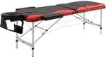 HOMCOM Massageliege rot PVC B/H/L: ca. 60x215x84 cm