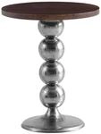 Beistelltisch silber Metall Mango B/H/T: ca. 50x62x50 cm