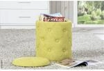 Inter Link Hocker Yapak gelb MDF B/H/T: ca. 34x40x34 cm
