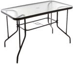 VCM Gartentisch braun Metall B/H/L: ca. 60x72x110 cm