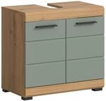 Waschbeckenunterschrank Scout Eiche Artisan Nachbildung salbei Nachbildung B/H/T: ca.