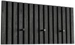 Wandgarderobe Grace schwarz B/H/T: ca. 60x30x7 cm