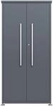 Westmann Gartenschrank Capsa anthrazit Stahl B/H/L: ca. 90x187x65 cm