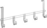 Metaltex T&uuml;rgarderobe silber Metall L: ca. 38 cm