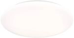 GLOBO LED-Deckenleuchte Opal wei&szlig; Metall Acryl H/D: ca. 8,5x40 cm 1 Brennstellen