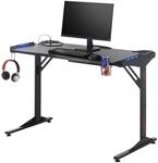 Gaming-Schreibtisch BC 3110 schwarz Carbon Optik B/H/T: ca. 119x78x60 cm