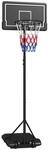 SPORTNOW Basketballkorb schwarz B/H/L: ca. 55x74x250 cm