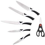 BERGNER Messerset Kyoto schwarz Edelstahl 6 tlg.