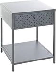 Beistelltisch grau B/H/T: ca. 40x53x40 cm