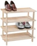 Kesper Schuhregal natur Holz B/H/L: ca. 26x40x77 cm