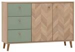 Sideboard Visby Pistazie Eiche Nachbildung B/H/T: ca. 109x63,9x33,05 cm