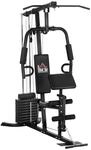 HOMCOM Kraftstation schwarz Stahl B/H/L: ca. 108x200x180 cm
