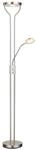 GLOBO LED-Deckenfluter nickel Metall B/H/L: ca. 25,5x180x28 cm 1 Brennstellen