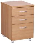 Rollcontainer braun Spanplatte B/H/T: ca. 40x60x45 cm