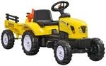 HOMCOM Kinder-Fahrzeug gelb B/H/L: ca. 42x133x51 cm
