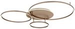 GLOBO LED-Deckenleuchte kaffee champagner Metall Aluminium B/H/L: ca....