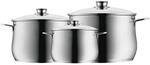 WMF Topfset Diadem Plus silber Edelstahl 3 tlg.