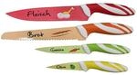 Messerset multicolor Stahl 4 tlg.