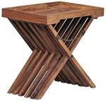 Beistelltisch rosenholz Holz B/H/T: ca. 60x57x40 cm