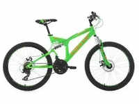 KS-Cycling Kinderrad Xtraxx 24 Zoll Rahmenhöhe 43 cm 21 Gänge grün grün ca. 24