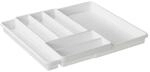 Rotho Besteckkasten DOMINO wei&szlig; Kunststoff B/H/L: ca. 34,1x5,1x39,7 cm
