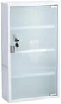 Medizinschrank wei&szlig; Metall B/H/L: ca. 12x60x30 cm