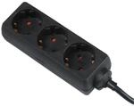 Unitec Tischsteckdose schwarz L: ca. 140 cm