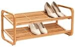 Zeller Schuhregal natur Bambus B/H/T: ca. 74x33x33 cm