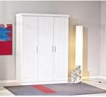 Kleiderschrank Magnus wei&szlig; B/H/T: ca. 140x190x55 cm