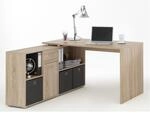 Schreibtisch Eiche Sonoma Nachbildung B/H/T: ca. 136x74x66,5 cm