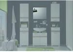 Wandspiegel Set One Eiche San-Remo Nachbildung B/H/T: ca. 60x55x2 cm