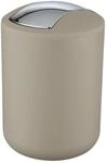Schwingdeckeleimer taupe Kunststoff ca. 2 l
