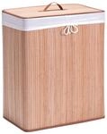 Zeller W&auml;schesammler 2-fach natur Bambus B/H/L: ca. 32x63x52 cm