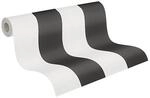 A.S.Creation Vliestapete Black u.White Streifen schwarz B/L: ca. 53x1005 cm