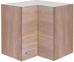 Eckh&auml;ngeschrank Samoa wei&szlig; Eiche Nachbildung B/H/T: ca. 60x54,8x32 cm