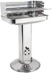 Grill Edelstahl B/H/L: ca. 38x88x58 cm