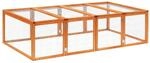 PawHut Gehege natur Polypropylen B/H/L: ca. 100x181x48 cm
