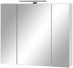 Spiegelschrank Limone wei&szlig; B/H/T: ca. 80x74,4x16 cm