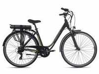 KS-Cycling City E-Bike Versailles 28 Zoll Rahmenhöhe 48 cm 7 Gänge schwarz schwarz