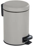 Kosmetikeimer taupe Edelstahl ca. 3 l