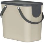 Rotho Abfalleimer ALBULA Cappuccino B/H/L: ca. 23,5x34x40 cm